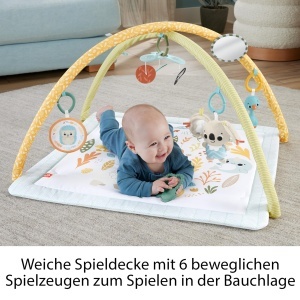 Fisher-Price Simply Senses JMN74 Salteluta de Joaca pentru Bebelusi cu Activitati Sensoriale - Img 3