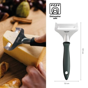 Fiskars Weichkasehobel Essential 1065588 Negru Lama din Otel Inoxidabil - Img 2