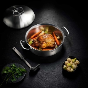 Fissler Original-Profi Collection Oala din otel inoxidabil 48L 28 cm compatibila cu inductie - Img 4