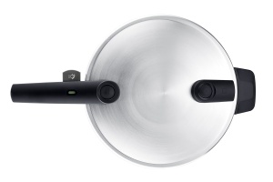 Fissler Vitaquick Premium/Oala sub presiune (4,5 L, O 22 cm) Oala sub presiune din otel inoxidabil, 2 niveluri de gatit, fabricat in Germania - Inductie - Img 3