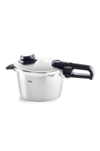Fissler Vitavit Premium/oala sub presiune (4,5 L, O 22 cm) Oala sub presiune din otel inoxidabil, 4 niveluri de gatit, incl. insertie - inductie