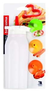 Flacon dozator Tescoma PRESTO 250 ml cu 4 tulle, plastic flexibil - Img 3