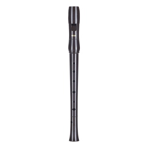 Flaut soprano Yamaha, de culoare maro, cu tehnica germana
