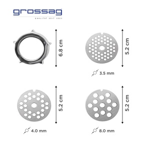 Fleischwolf KFW 500 din inox pentru KitchenAid compatibil spalare in masina de vase - Img 7