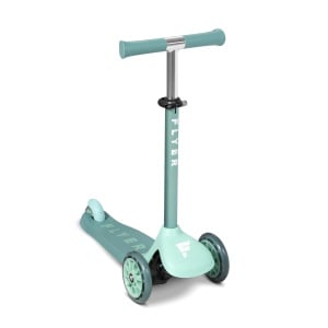 Flyer Glider Jr., Trotineta Radio Flyer cu directie, turcoaz, pentru copii cu varste cuprinse intre 2 si 5 ani