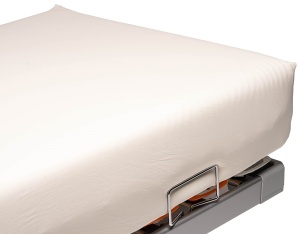 Foaie de pat elasticizata TEMPUR-FIT din Jersey, 90100 cm x 200220 cm, crem - Img 3