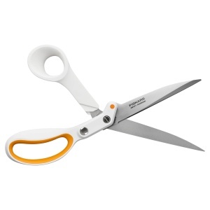 Foarfeca de croitorie Fiskars Amplify RazorEdge, 25 cm, otel inoxidabil, alborange - Img 6