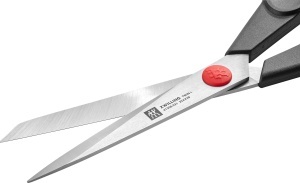 Foarfeca de croitorie ZWILLING Twin L 22 cm otel inoxidabil maner din plastic ranforsat negru-argintiu - Img 3