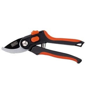 Foarfeca de gradina BLACKDECKER 203 cm lame din otel calit taiere pana la 13 mm negruportocaliu - Img 2