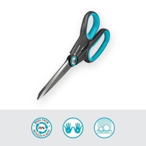 Foarfeca multifunctionala Gardena MultiCut, inox, manere din plastic reciclat - Img 2