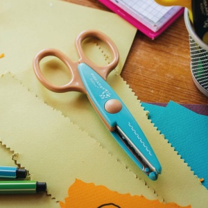 Foarfeca pentru copii Fiskars Kidzors, 6 bucati, lungime 13 cm, multicolora - Img 7