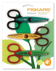 Foarfeca pentru copii Fiskars Kidzors Sumpftiere, 3 bucati, 13 cm, verdeturcoazgalben - Img 6