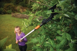Foarfeca pentru crengi Fiskars QuikFit 1001410 pentru lemn uscat si dur negruportocaliu - Img 7