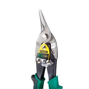 Foarfeca pentru tabla Stanley Maxsteel, 250 mm, maner din bi-material, verde - Img 3