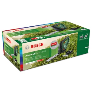 Foarfece de iarba cu acumulator Bosch AdvancedShear 18V-10 (fara baterie, sistem de 18 volti, taie pana la 85 m2 per incarcare a bateriei, cu lama de foarfeca pentru arbusti si iarba, intr-o cutie) - Img 9
