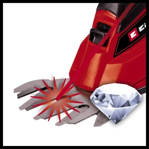 Foarfece de iarba si arbusti cu acumulator Einhell GC-CG 18 Li-Solo Power X-Change (18 V, lungime de taiere 100 mm / 200 mm, lama de taiere a ierbii inlocuibila + lama de arbust, fara baterie) - Img 9