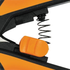 Foarfece de taiere Fiskars Microtip SP13, lungime: 21,5 cm, lame din otel de inalta calitate/maner din plastic, negru/portocaliu, solid, 1051600 - Img 7