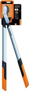 Foarfece de taiere Fiskars PowerGear X Bypass Gear pentru lemn proaspat, acoperit antiaderent, otel de precizie calit, lungime: 80 cm, negru/portocaliu, LX98-L, 1020188 - Img 15