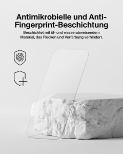 Folie de protectie Belkin UltraGlass 2 pentru iPhone 15, 9H, antimikrobiala - Img 8