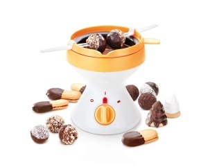 FONDUE DE CIOCOLATA TESCOMA DELICIA, 6 GAB. FONDUEGABELN, ANTIHAFT, 2 HIZESTUFEN
