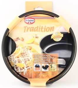 Forma de copt Dr. Oetker, 24 cm, neagra, cu antiaderenta, made in Germany - Img 7