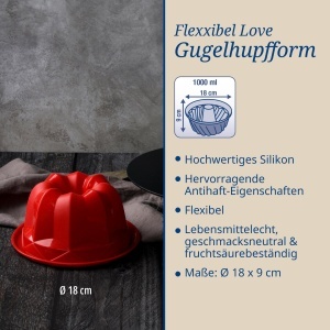 Forma de copt Dr Oetker Flexxibel Love 18 cm Silikon Antiaderenta - Img 3
