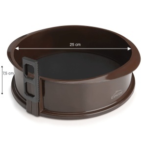 Forma de copt Lacor 66775 silicon demontabil maro 27x27x8 cm - Img 2