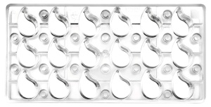 Forma de prajituri Ibili 799300, transparenta, din polycarbonat, 30 x 14 x 2 cm
