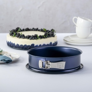 Forma rotunda Dr Oetker Springform O 26 cm email rezistent albastru inchis - Img 2