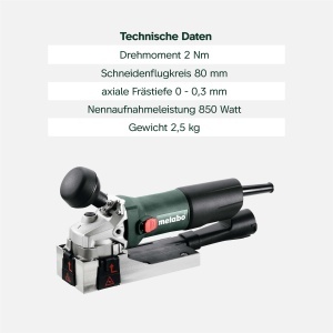 Freza de vopsea Metabo LF 850 S, 850 W, 4 m cablu - Img 3