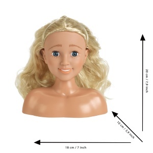 Frisier cu par Theo Klein Sara, 20 cm, pentru copii de la 3 ani - Img 4