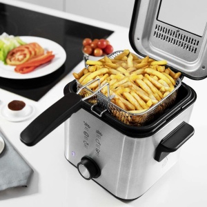 Friteuza Cecotec CleanFry Infinity 1500, 1.5L, 900W, Inox - Img 2