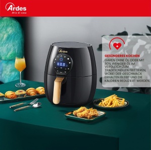 Friteuza cu aer cald ARDES Eldorada Maxi AR1K33, 5L, 1450W, Negru - Img 5