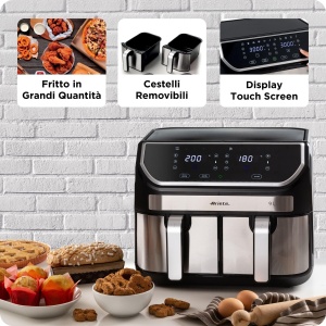 Friteuza cu aer cald Ariete 4625, 9L, 2100W, 11 programe - Img 6