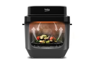 Friteuza cu aer cald Beko FRL5474B, 2570 W, 7.6 L, 8 programe automate, Negru - Img 3