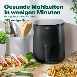 Friteuza cu aer cald bella 3L, 1400W, negru, cu touchscreen - Img 4