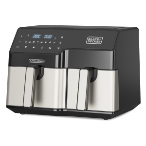 Friteuza cu aer cald BLACKDECKER BXAF9000E 2500W Double Cooking 9L