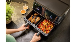 Friteuza cu aer cald Braun TwinCook 5 TD5030IBK 10L 8 programe Negru - Img 3