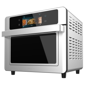 Friteuza cu aer cald Cecotec BakeFry 3000, 30L, 1700W, Touch Steel