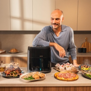 Friteuza cu aer cald Cecotec CecoFry Advance Double 9L 2850W PerfectCook Tehnologie - Img 7