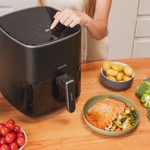 Friteuza cu aer cald Cecotec Cecofry Fantastik 5500, 5.5L, 1500W, 9 programe, Touchscreen - Img 6