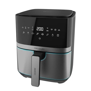 Friteuza cu aer cald Cecotec Cecofry Full InoxBlack Pro 5500, 5.5 L, 1700 W, finisaj inox - Img 3