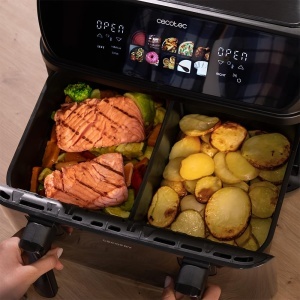 Friteuza cu aer cald Cecotec CecofryGrill Duoheat 10000, 10L, 2800W - Img 11