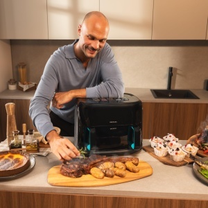 Friteuza cu aer cald Cecotec CecofryGrill Smokin 11L, 2800W - Img 9