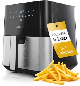 Friteuza cu aer cald Clatronic FR 3782 H, 5L, 1450W, inox