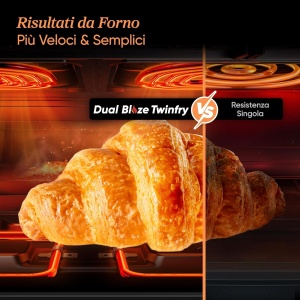 Friteuza cu aer cald COSORI 10L, 2800W, alba, 7 in 1 - Img 2