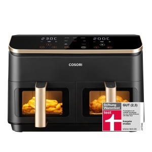 Friteuza cu aer cald Cosori Dual Basket 8,5L, 1750W