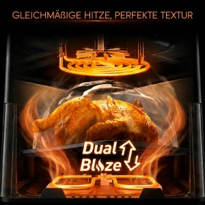 Friteuza cu aer cald COSORI Dual Blaze, 6.4L, 11-in-1, cu Wi-Fi - Img 2