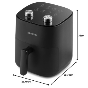 Friteuza cu aer cald Grundig FRY 6321L, 6 l, 1750 W, Negru - Img 8