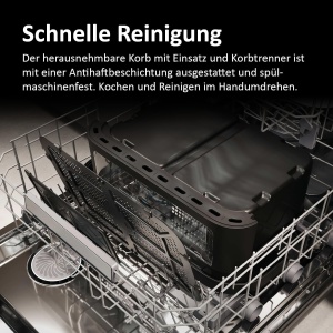 Friteuza cu aer cald Haier Flex 11 L 8 functii Dual Zone - Img 7